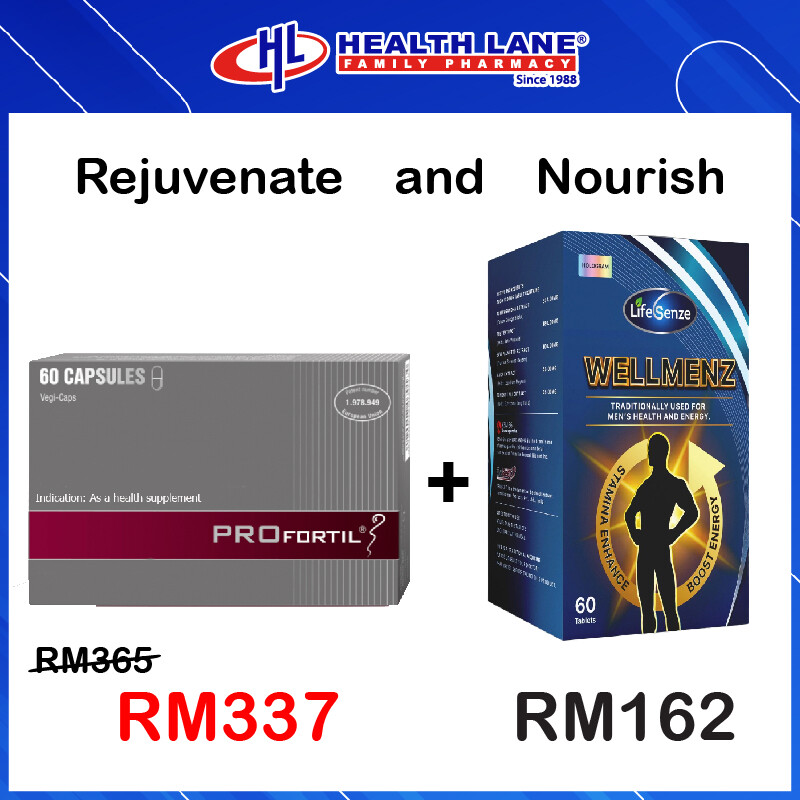 [BUNDLE DEAL] PROFORTIL + WELLMENZ